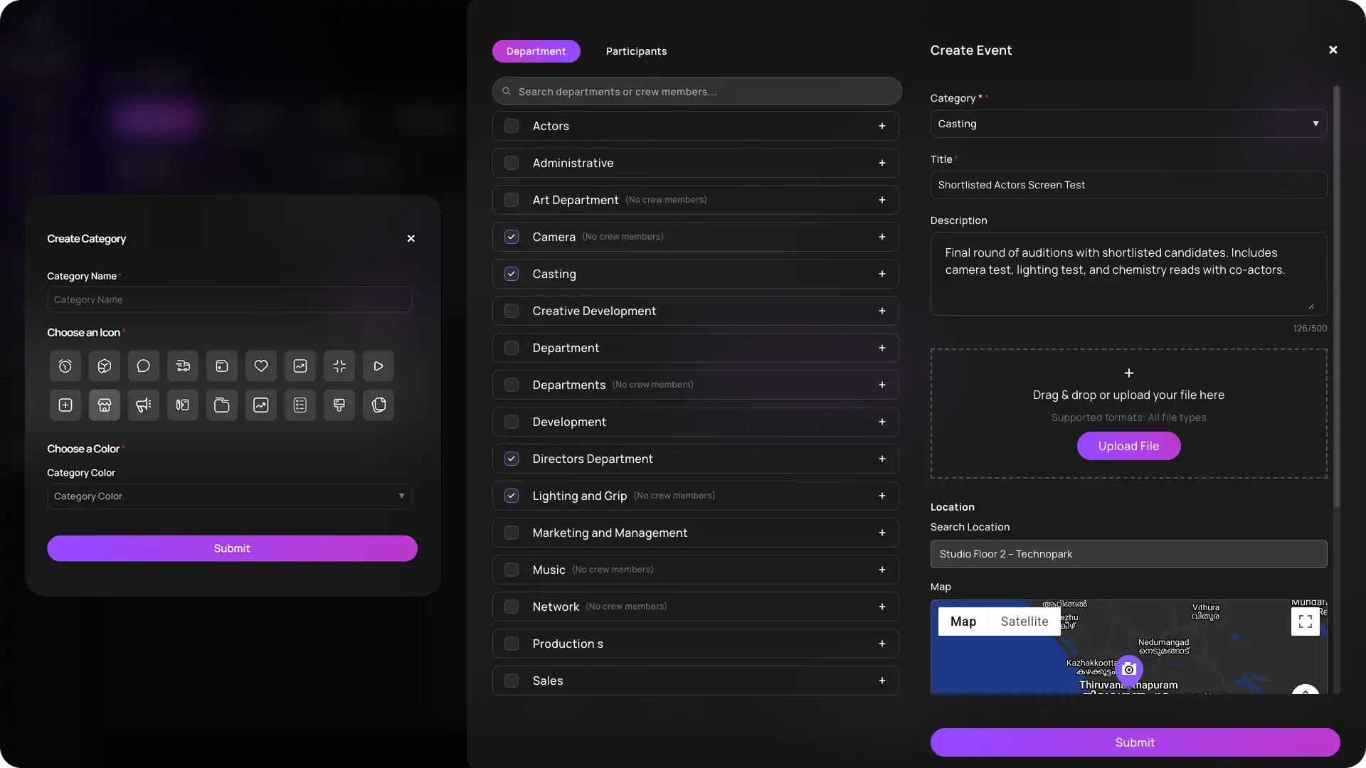 Calendar benefits for production teams
