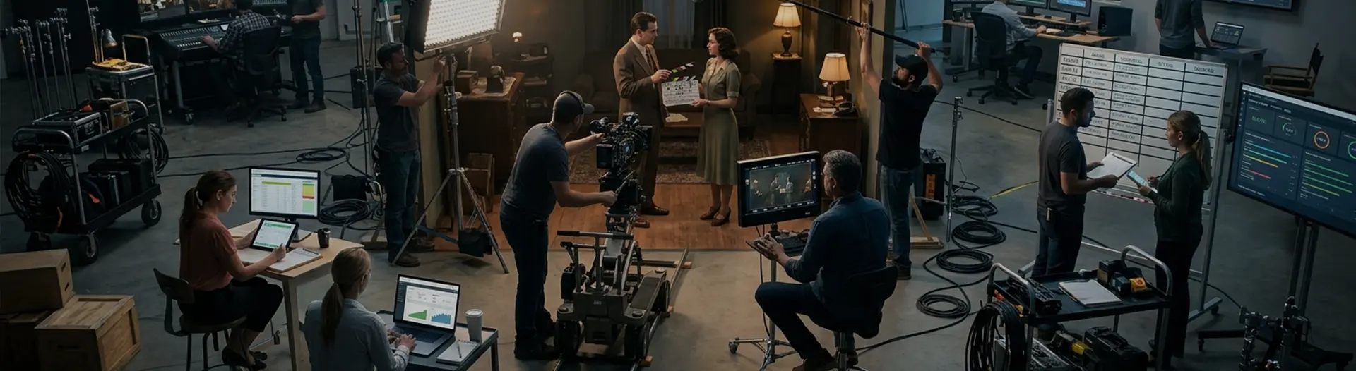 Film production management workflow